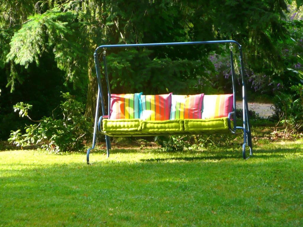 Chambres D'Hotes Et Roulotte Au Bonheur Du Parc Le Breuil  Zimmer foto